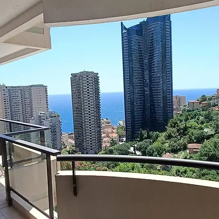 2p Piscine+parking Vue Monte-carlo Monaco * Beausoleil